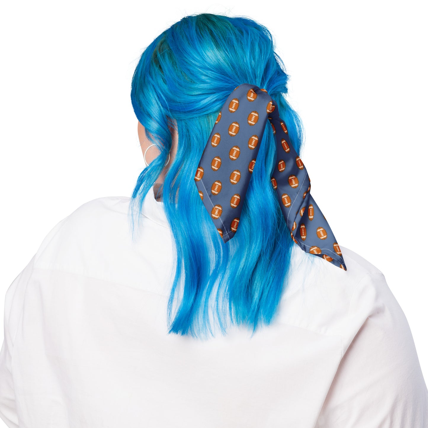 Pixel Football Bandana - Blue