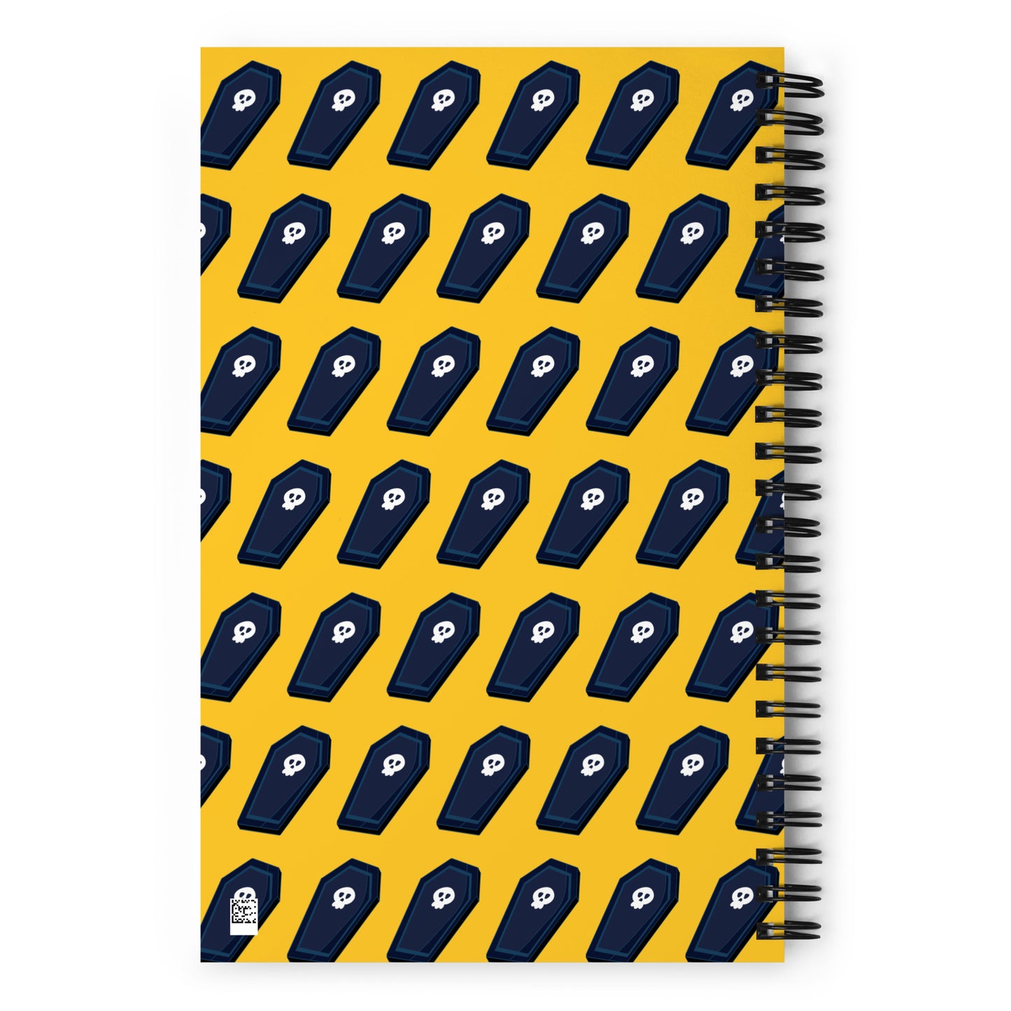 Coffin Spiral notebook - Yellow