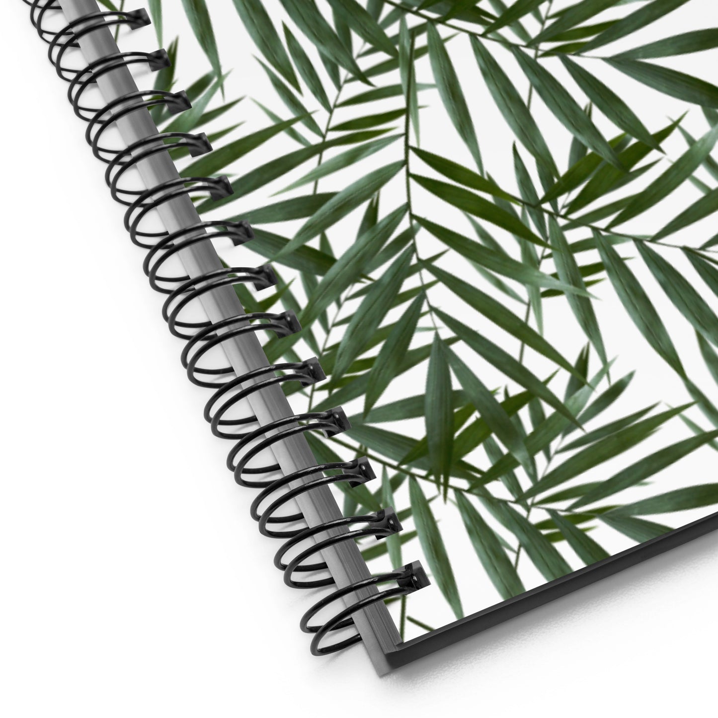 Green Leaf Notebook - White